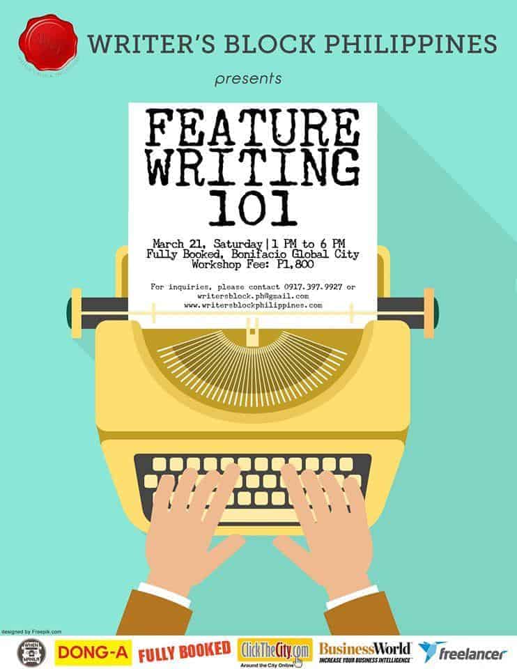 Feature Writing 101 Workshop (2015)
