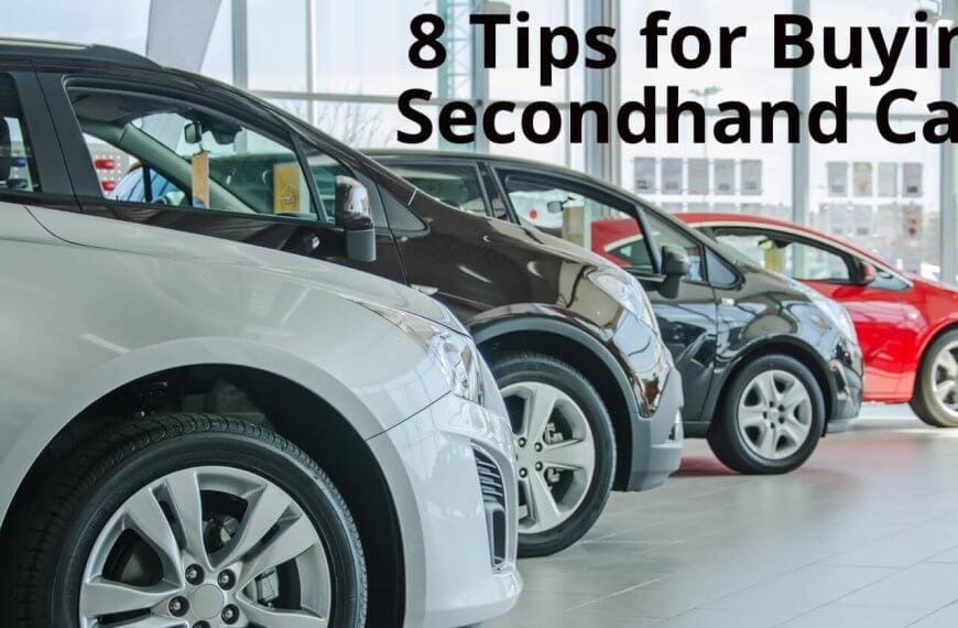 8 tips for buying secondhand cars.