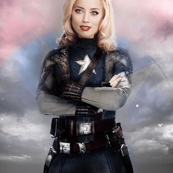 Amber Heard as Captain America