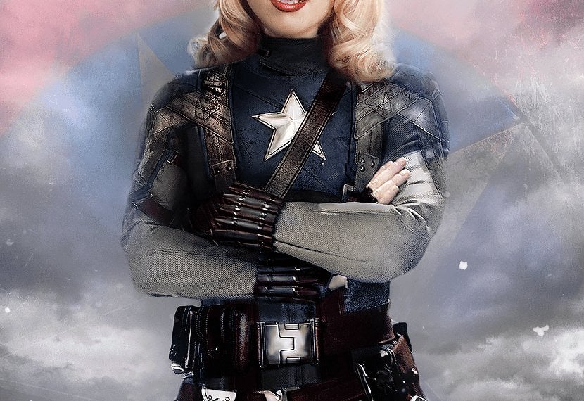 Amber Heard as Captain America