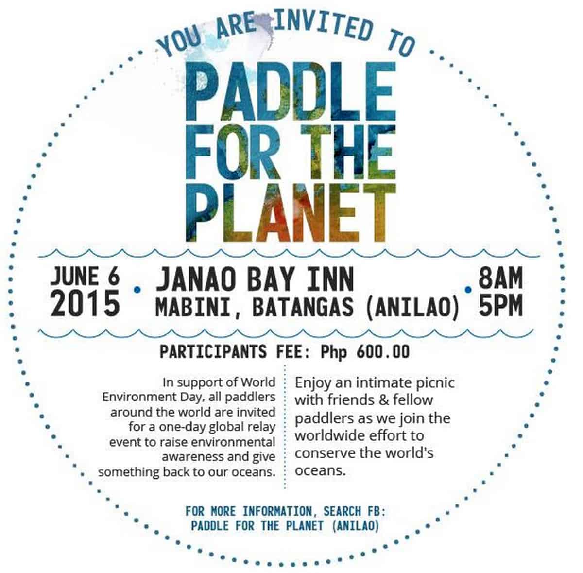 Global event for paddlers.