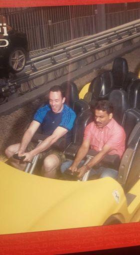Taxi Driver in Ferrari World