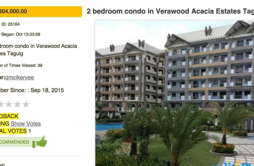 2 bedroom condo for sale in Tagaytay, Philippines with Sulit Feedback and Rating.