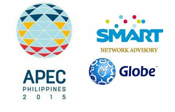 Logo design for the #APEC2015 service advisory by Smart and Globe.