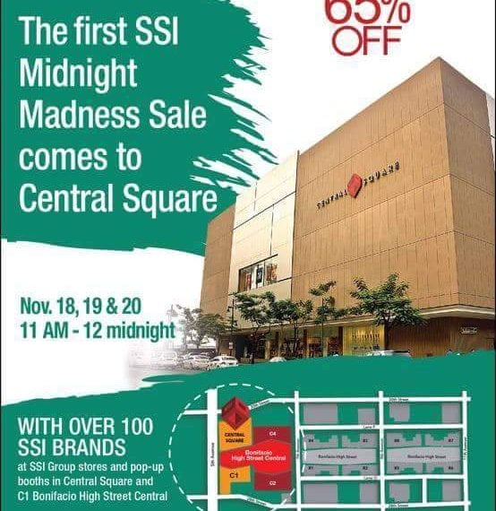 Midnight Madness Sale at Central Square.