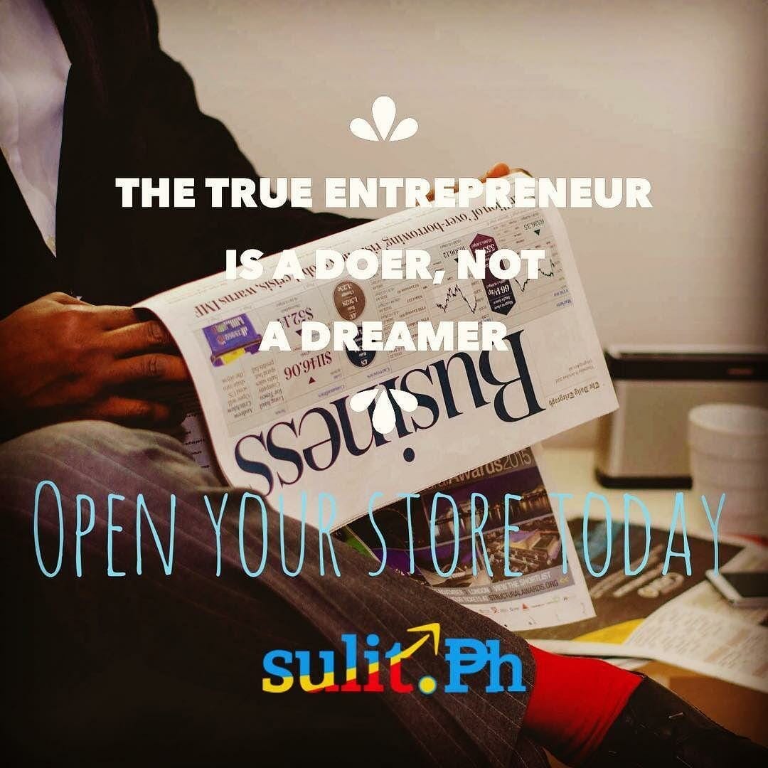 The true entrepreneur is a doer who opens their online shop today.