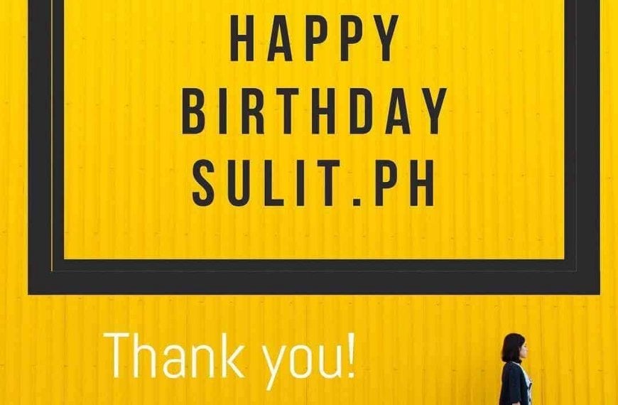 Happy birthday #Sulit, thank you and today we turn 1!