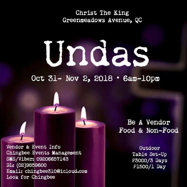 UNDAS event flyer.