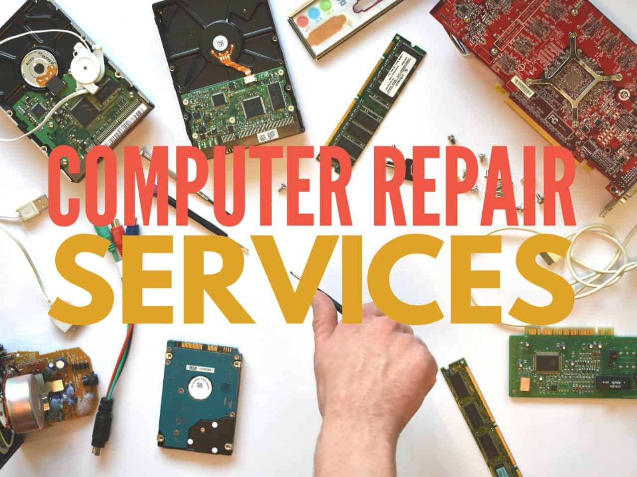 Computer repair services in San Diego, California.