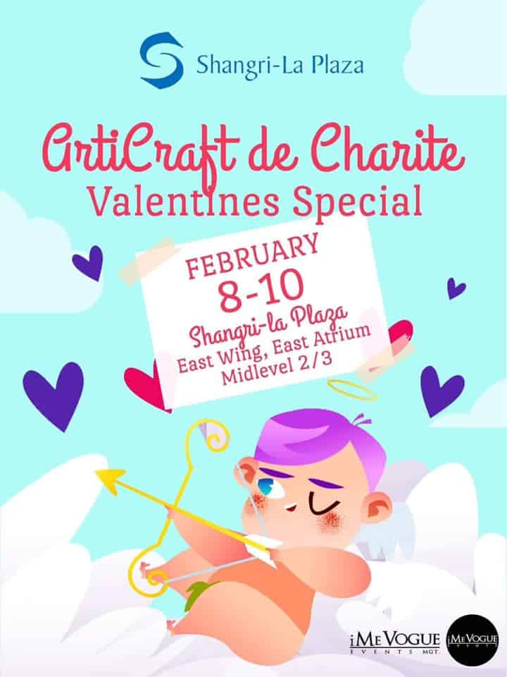 Flyer: ArtiCraft de Charité presents a Valentine's Special at Gritcraft de Charlotte.
