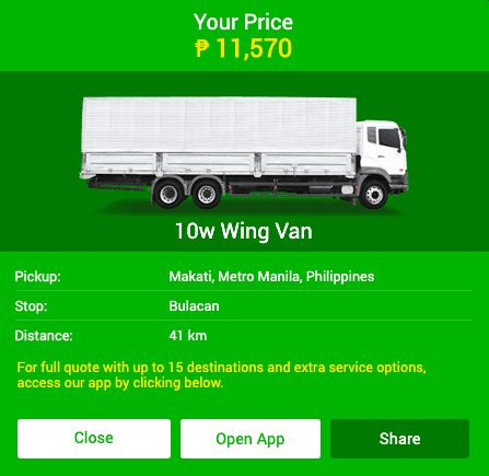 Transporify: 10w Wing Van