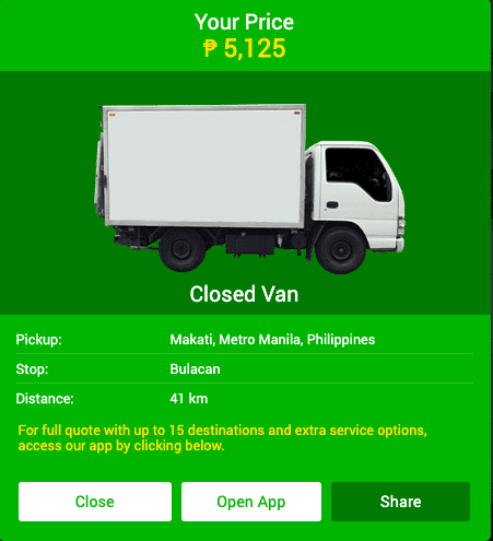 Transportify: Closed Van