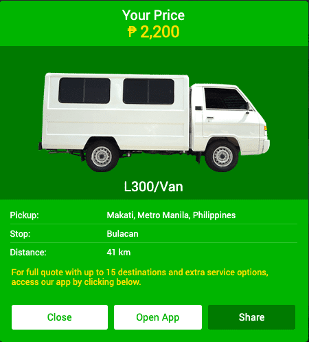 Transportify: L300/Van