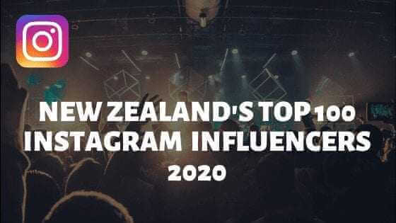 top 100 instagram new zealand 2020