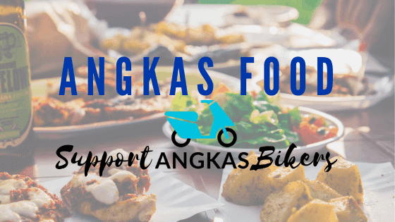 Angkas food delivery supports their bikers and individuals unable to purchase food outside.