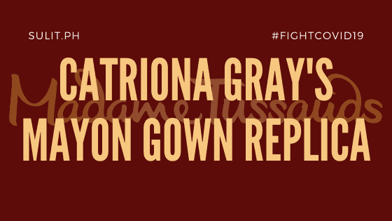 Showbiz: Famous fashion designer Mak Tumang recreates Catarina Gray's 'Mayon' gown.