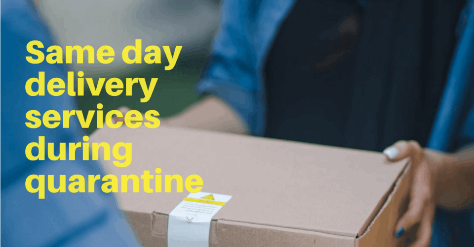 delivery services during quarantine
