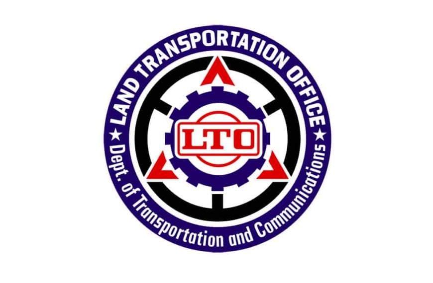 Logo, land transportation office.