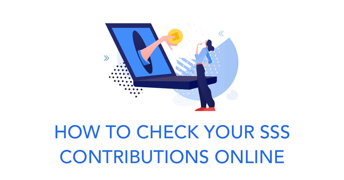 Guide on how to access your SSS contribution online.