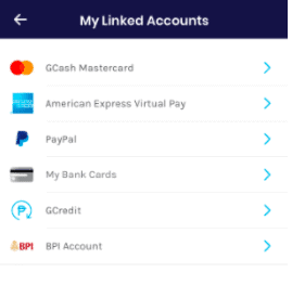 unlink credit card gcash