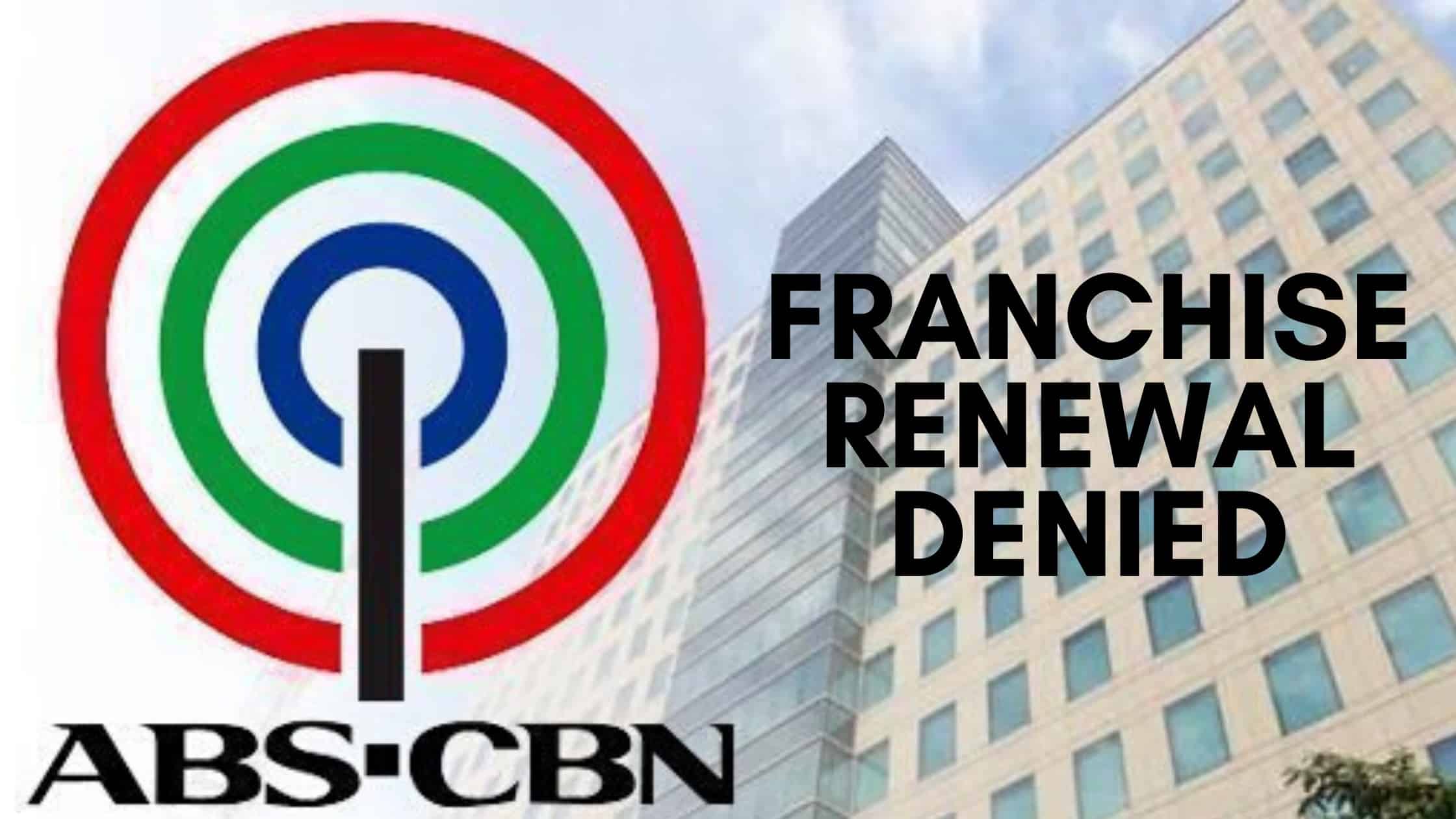 BREAKING NEWS: ABS-CBN's franchise renewal denied in a 70-11 vote.
