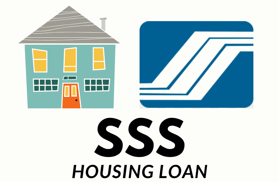 Sss housing loan logo with a house and a house.