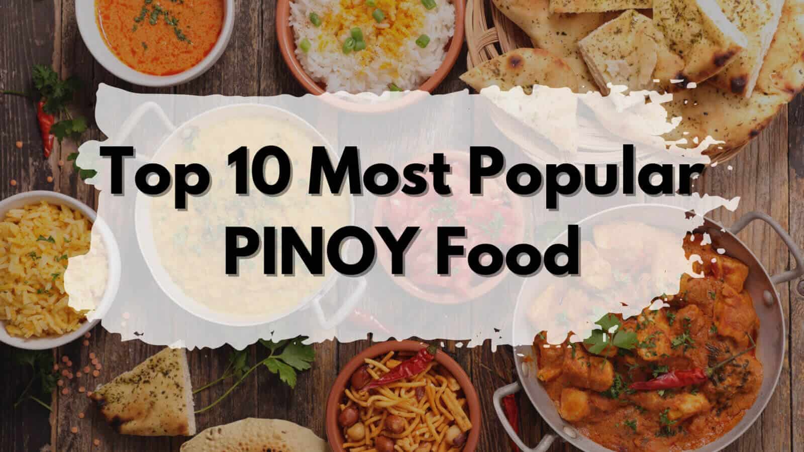 Ranking, Filipino cuisine