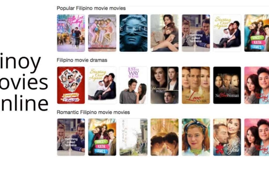 How to find Pinoy Movies Online!