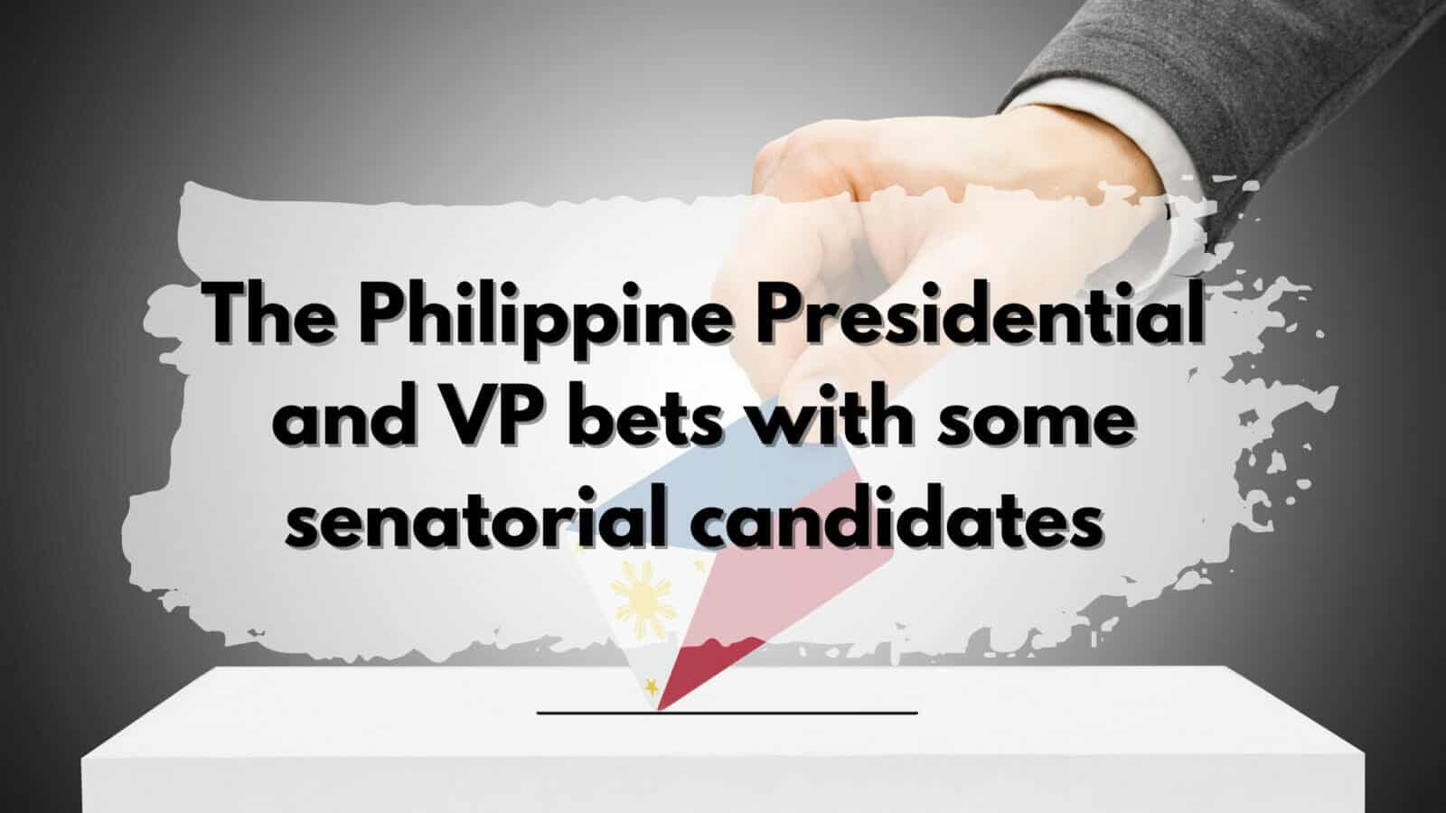 Philippine, presidential, VP, senatorial candidates.
