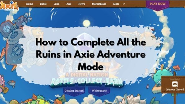 Guide, Ruins, Axie Adventure Mode.