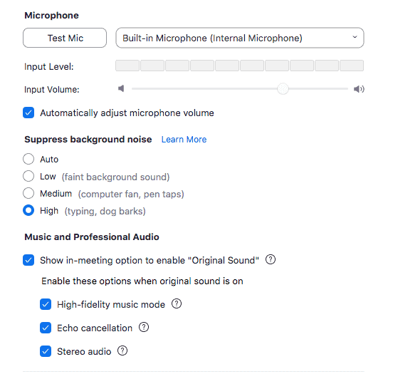 Zoom better connection