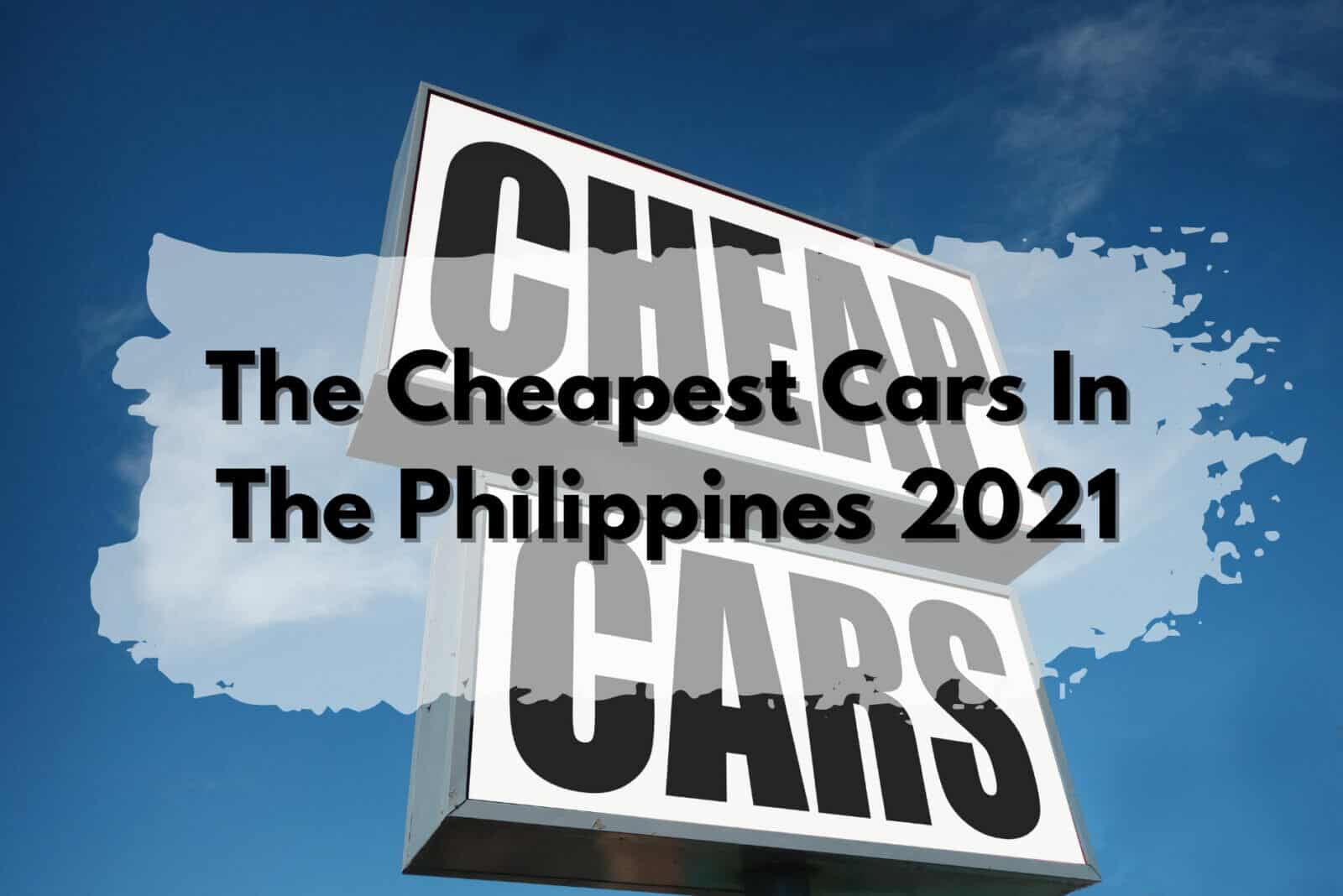 Affordable cars in the Philippines.