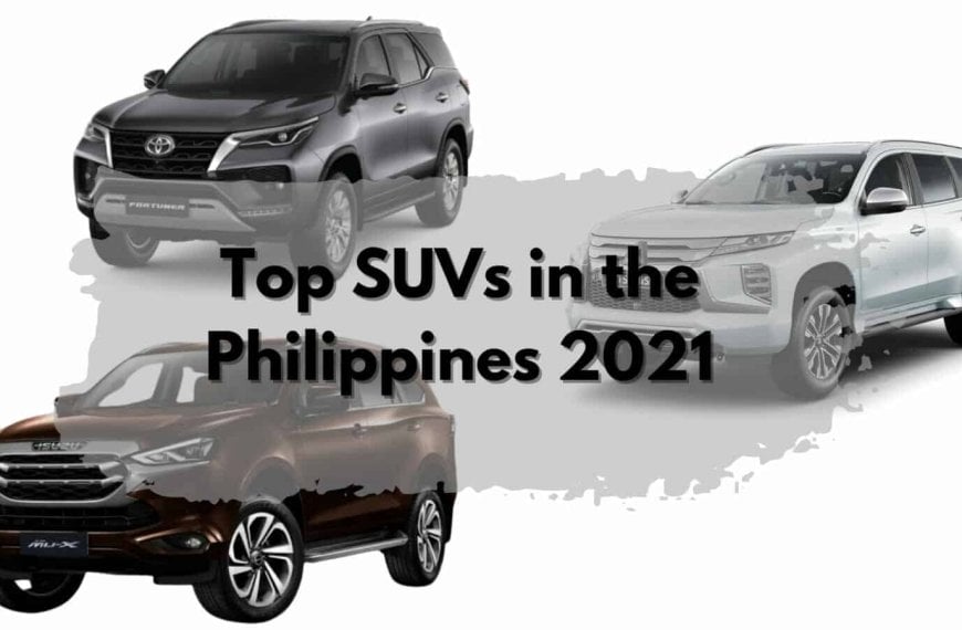 Top SUVs in the Philippines in 2021.