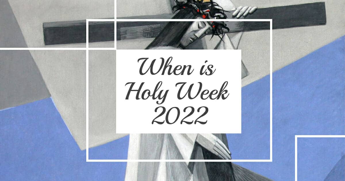 Holy Week 2022 countdown.