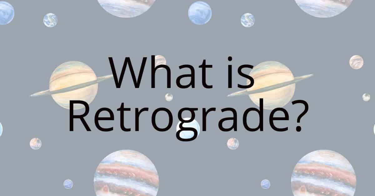 what is retrograde