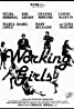 Black and white poster with silhouettes and bold text reading Working Girls, evoking the charm of 80s Pinoy movies, featuring cast names above.