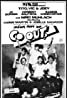 Black and white poster for Go Out, reminiscent of 80s Pinoy movies, features a group of smiling people in dynamic poses.