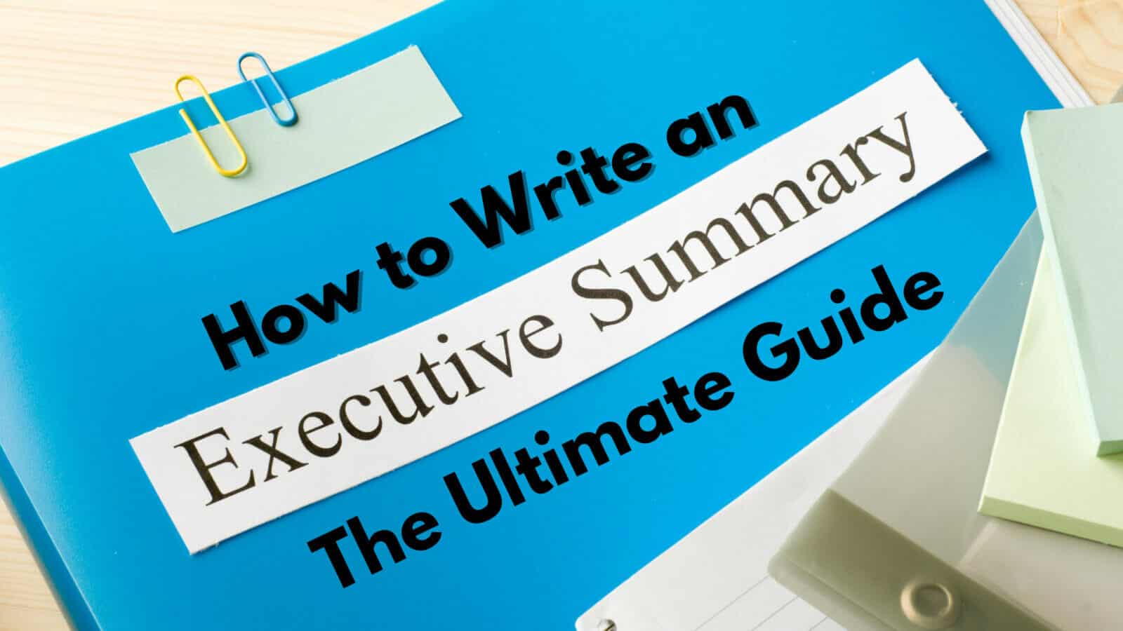 Guide, Executive Summary
