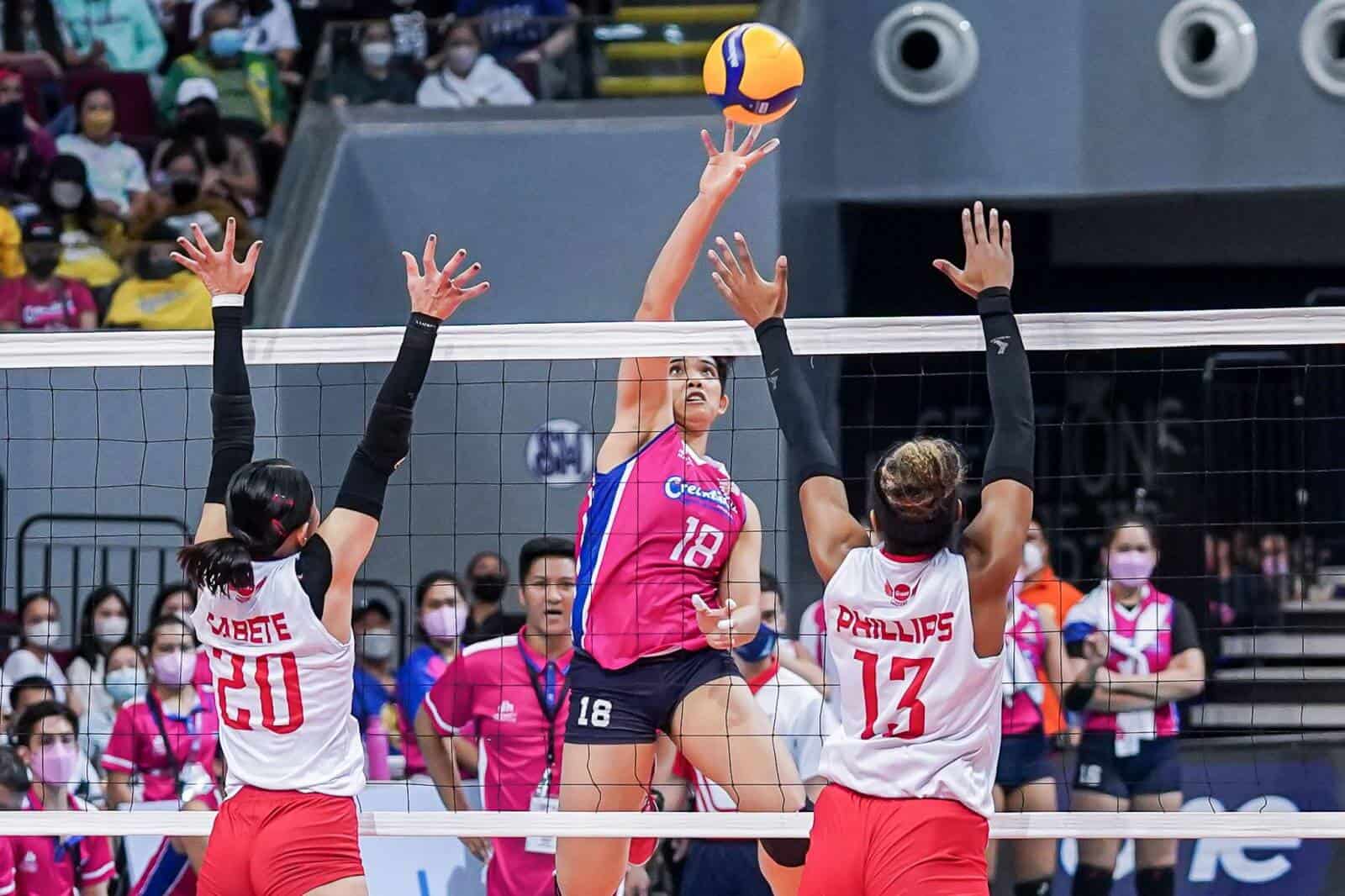 The Philippine women's volleyball team vigorously trains ahead of the championship match.