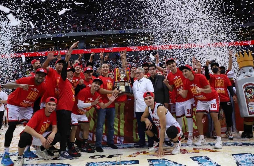 Barangay Ginebra triumphs with confetti, ruling PBA Governors' Cup again.