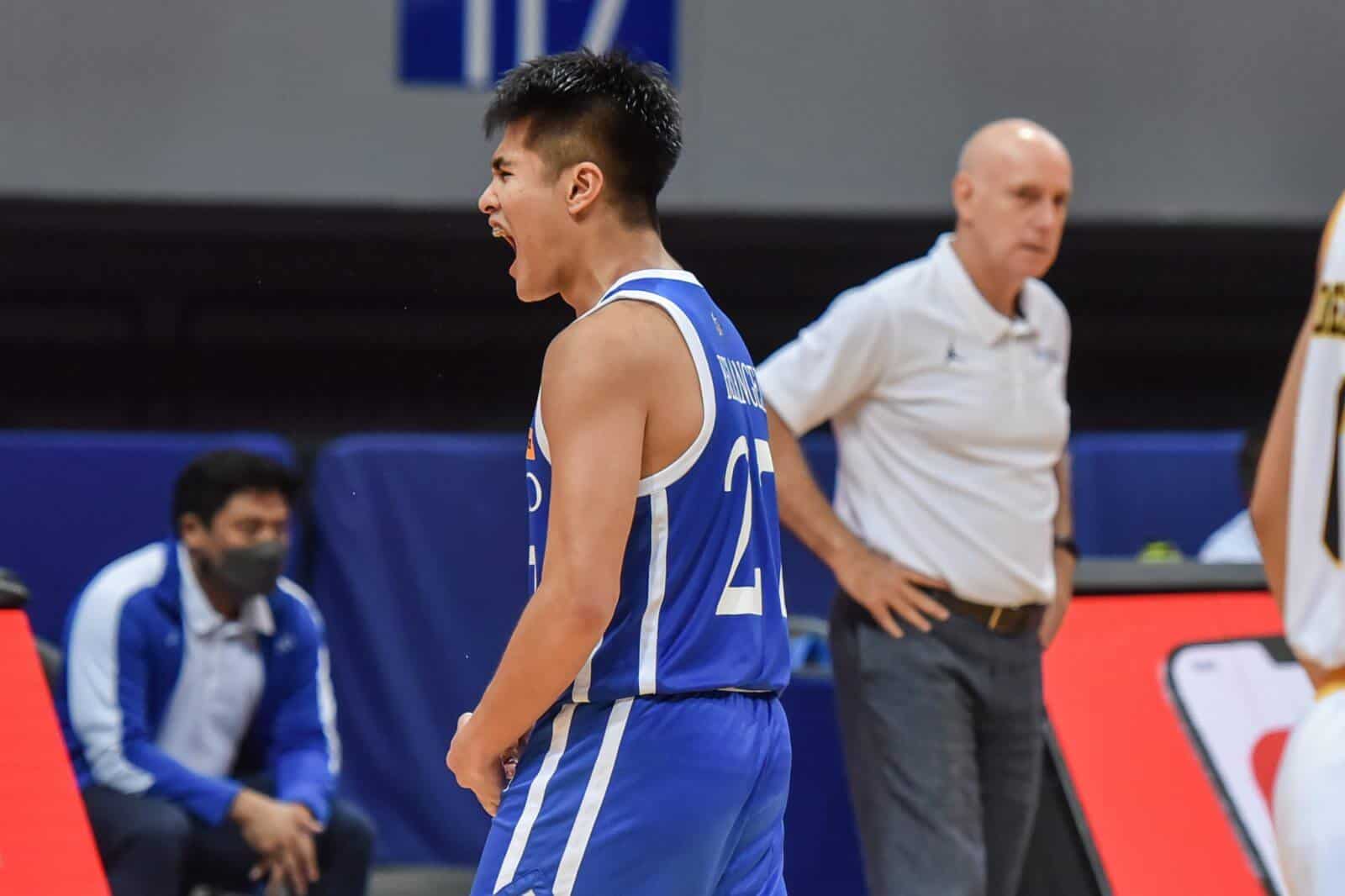 Ateneo de Manila University dominates UST in UAAP men's basketball.