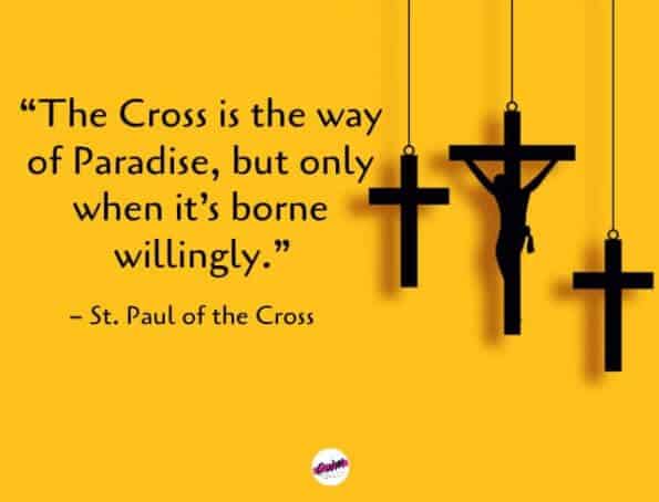 Cross is way of Paradise