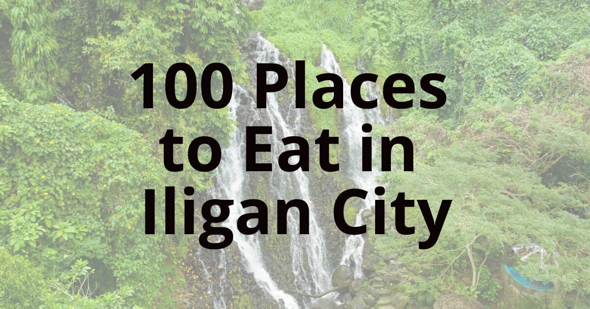 Keywords: Iligan, Places to Eat in Iligan City