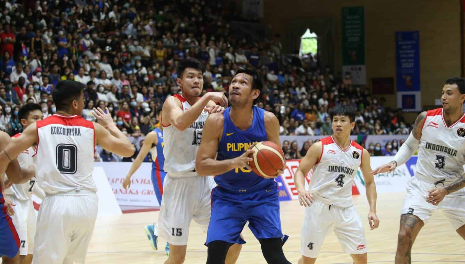 The Gilas team settles for silver in the 31st SEA Games, after a shocking loss to Indonesia, while playing basketball in front of a crowd.