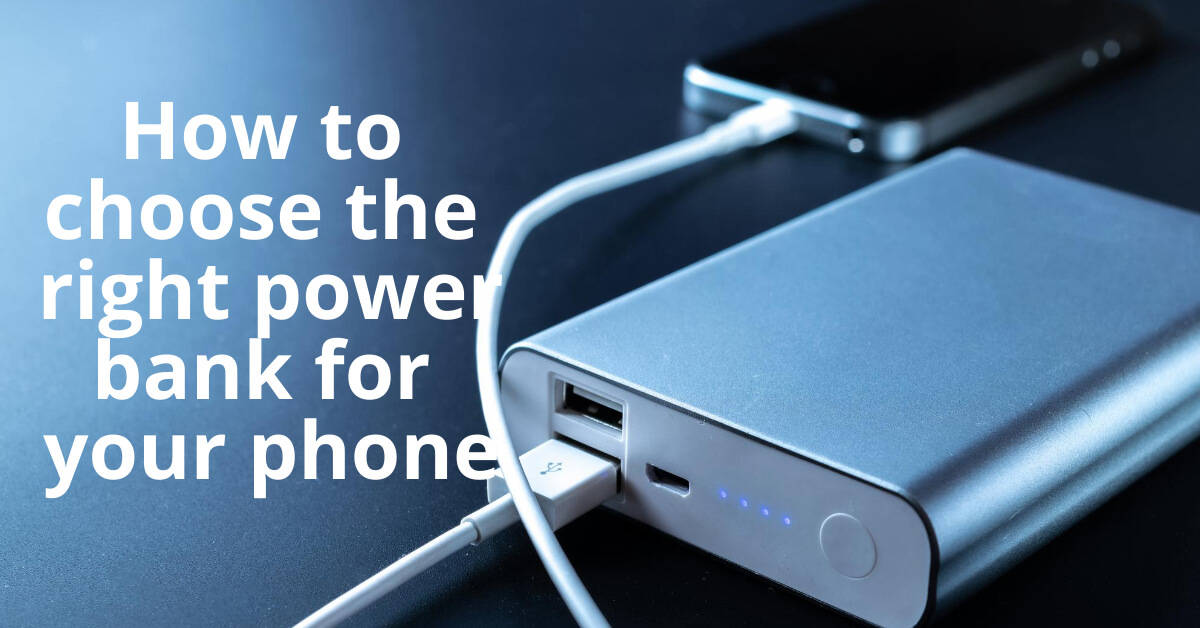 how to choose power bank