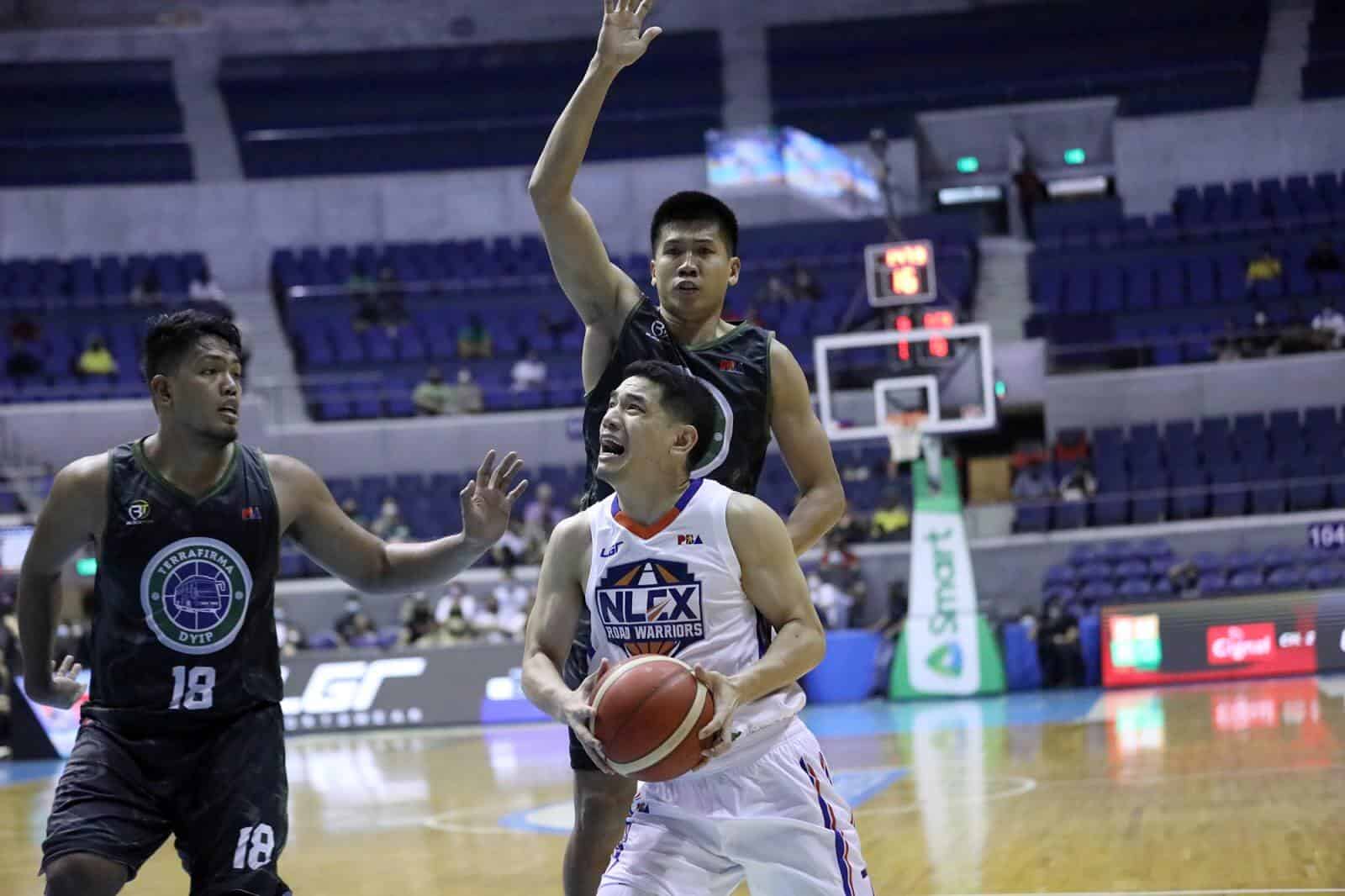 NLEX basketball players rally to stun Terrafirma with a comeback from 16-point deficit.
