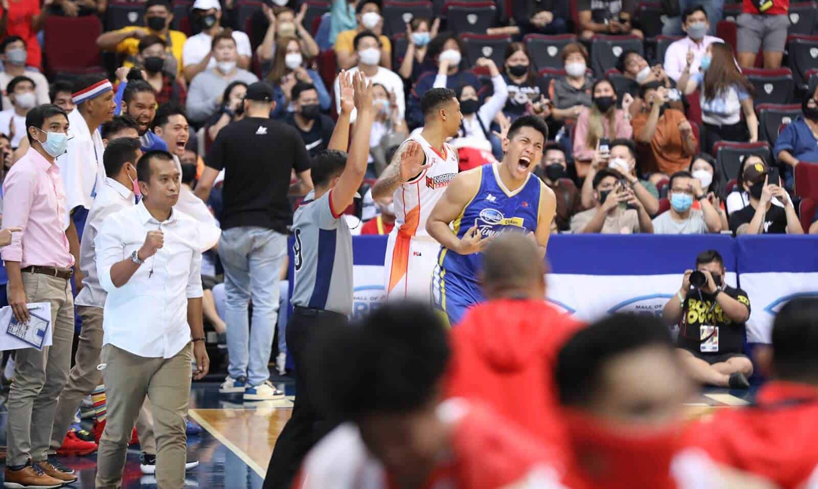 The Philippine national basketball team triumphs over their rival in a competitive game.
