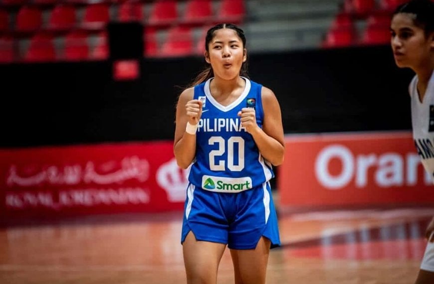 Gilas Women dominates Samoa in FIBA Under-16 Women's Asian Championship, showcasing skilled basketball players in blue uniforms.