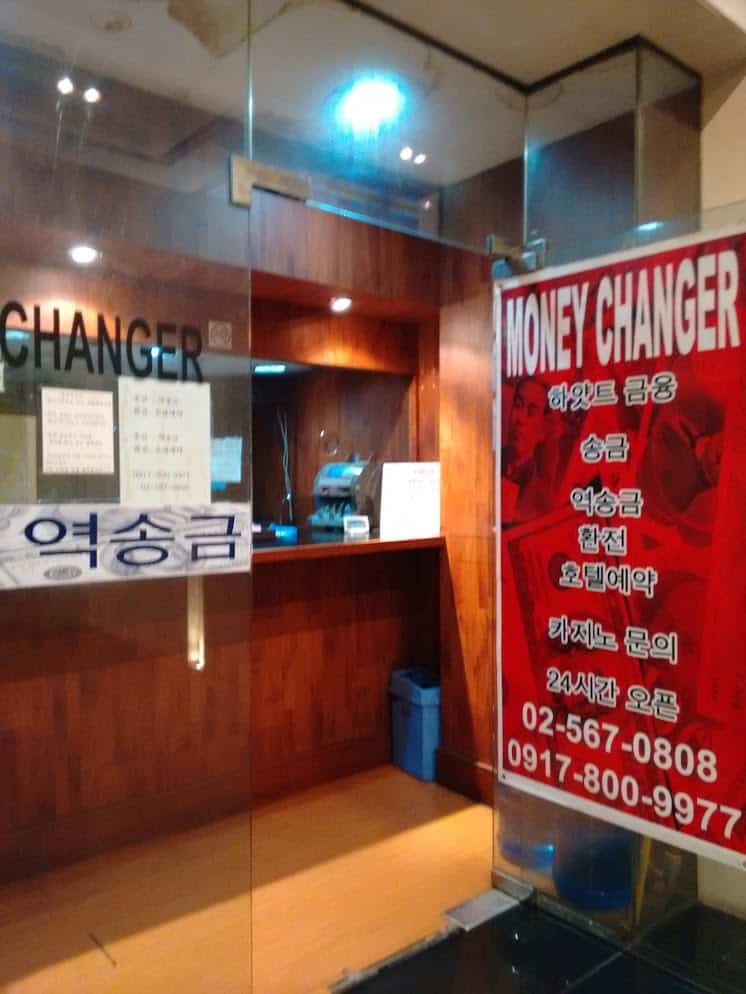 Money Changers Buying, Selling, and Exchanging Currency