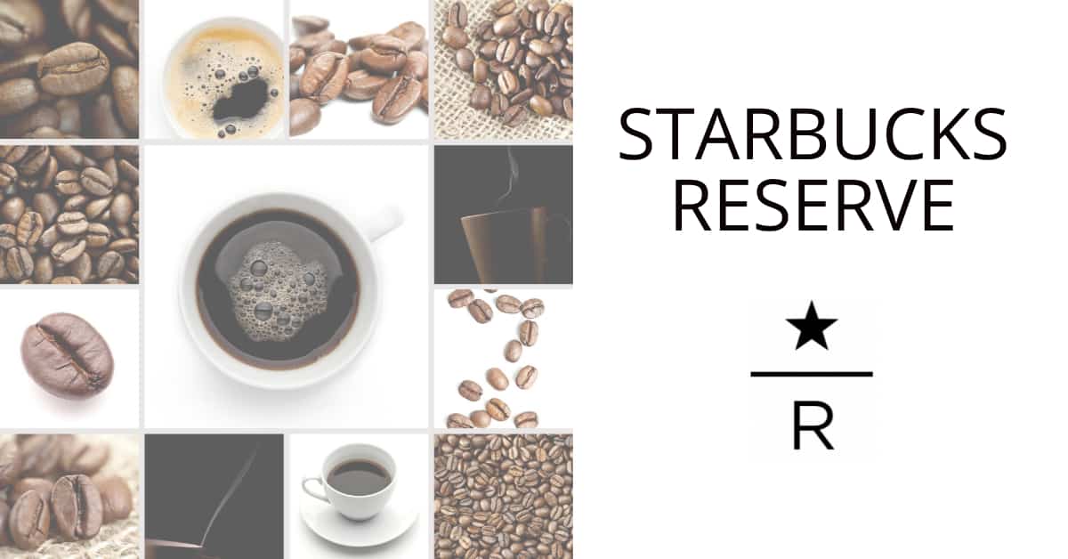 The Starbucks Reserve logo is featured on a coffee and coffee bean collage in Metro Manila.